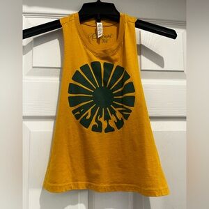 Charming fox AUSTIN tank top crop size small